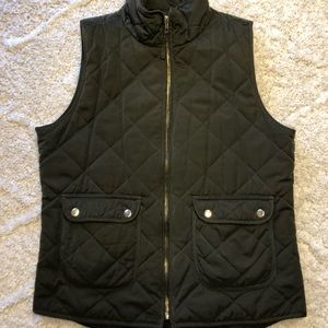 Blue Rain Green Quilted Vest